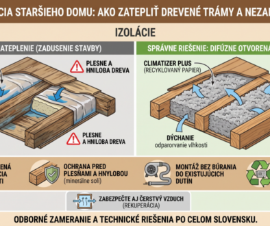 Zateplenie povaly starší dom